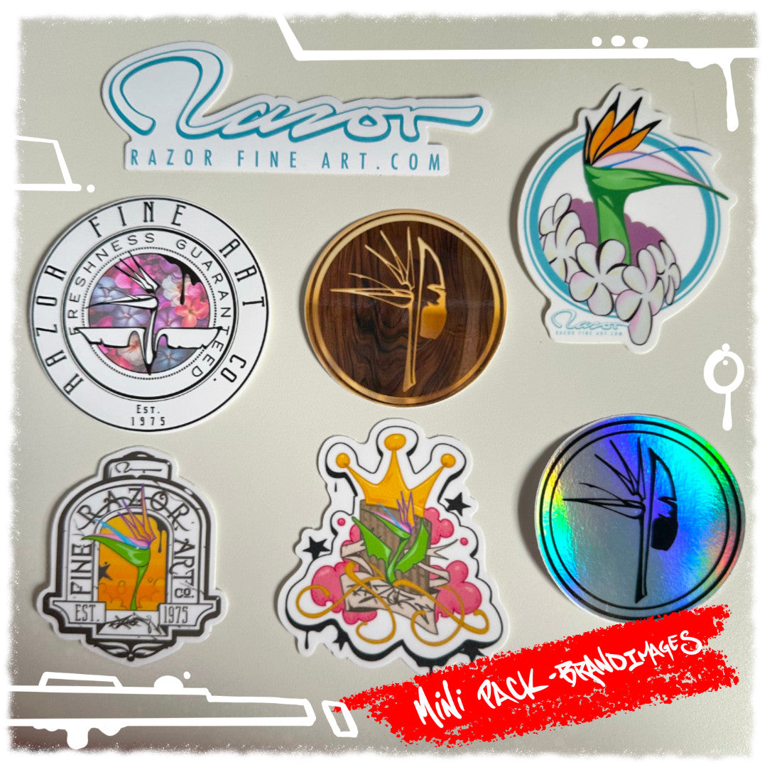 Mini Sticker Pack Brand Images Only Vol. 1 (7 pcs.)