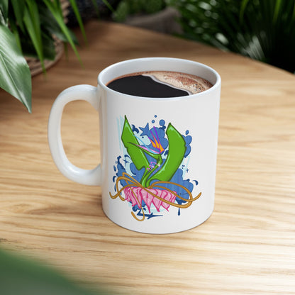 RFA Lotus Bird Ceramic Mug 11oz